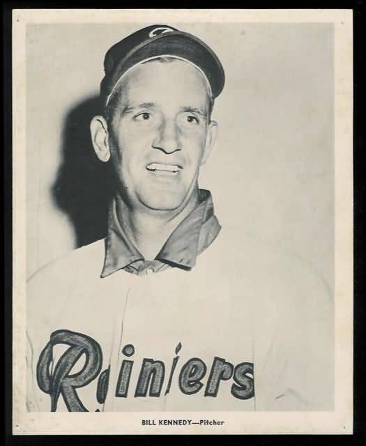 1955 Seattle Rainiers Popcorn Premium Kennedy